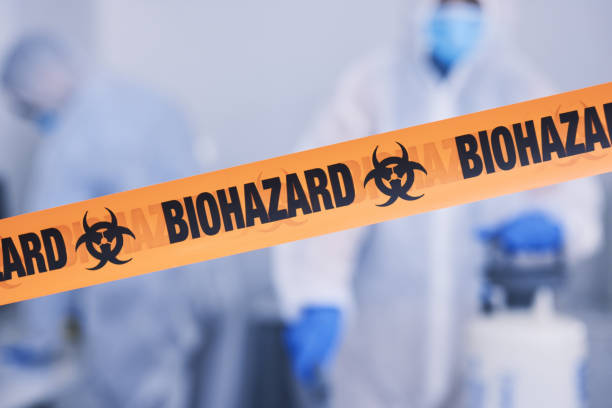 Professional Biohazard Cleanup technician working in Camp Nelson, CA